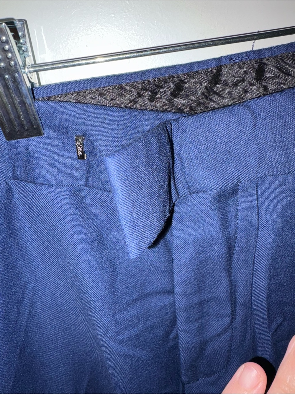 Calvin Klein Boys 12 Husky Blue Suit - Two-Piece Blazer & Pants - Picture 8 of 16